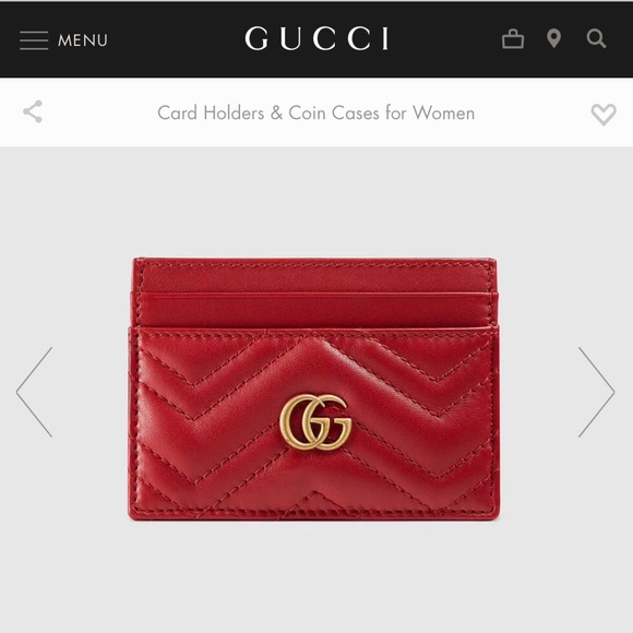 Gucci Marmont Card Case in Hibiscus - Picture 4 of 4